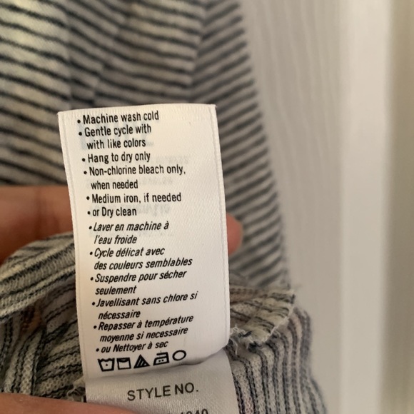 Paige Striped Linen Tank - Picture 4 of 6